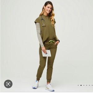 Figs Martini Olive Zamora 2.0 scrub pants